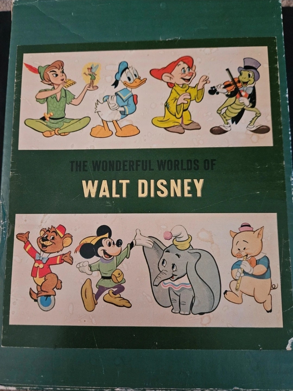 The Wonderful Worlds of Walt Disney box set by Golden Press, 1965